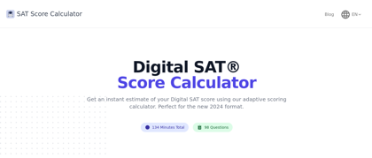 SAT Score Calculator
