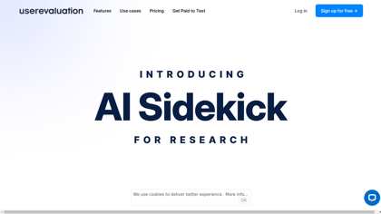User evaluation ai
